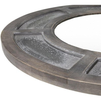 Klasyczne lustro ścienne 36\" x 36\" w brązowej ramie