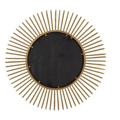 Ozdobne lustro ścienne 40\" x 40\" w złotej ramie